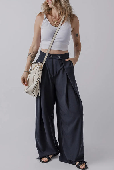 Wide Leg Pants with Pockets 🇺🇸Fast Shipping🇺🇸