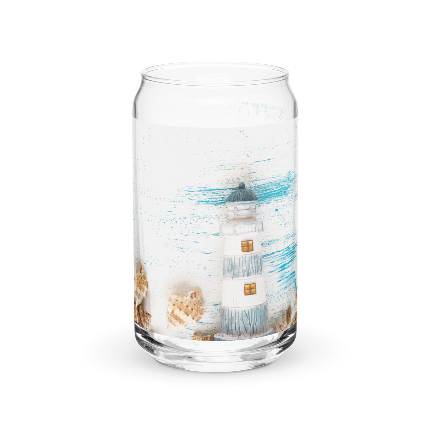 LaLa Home Decor Coastal Can-shaped glass