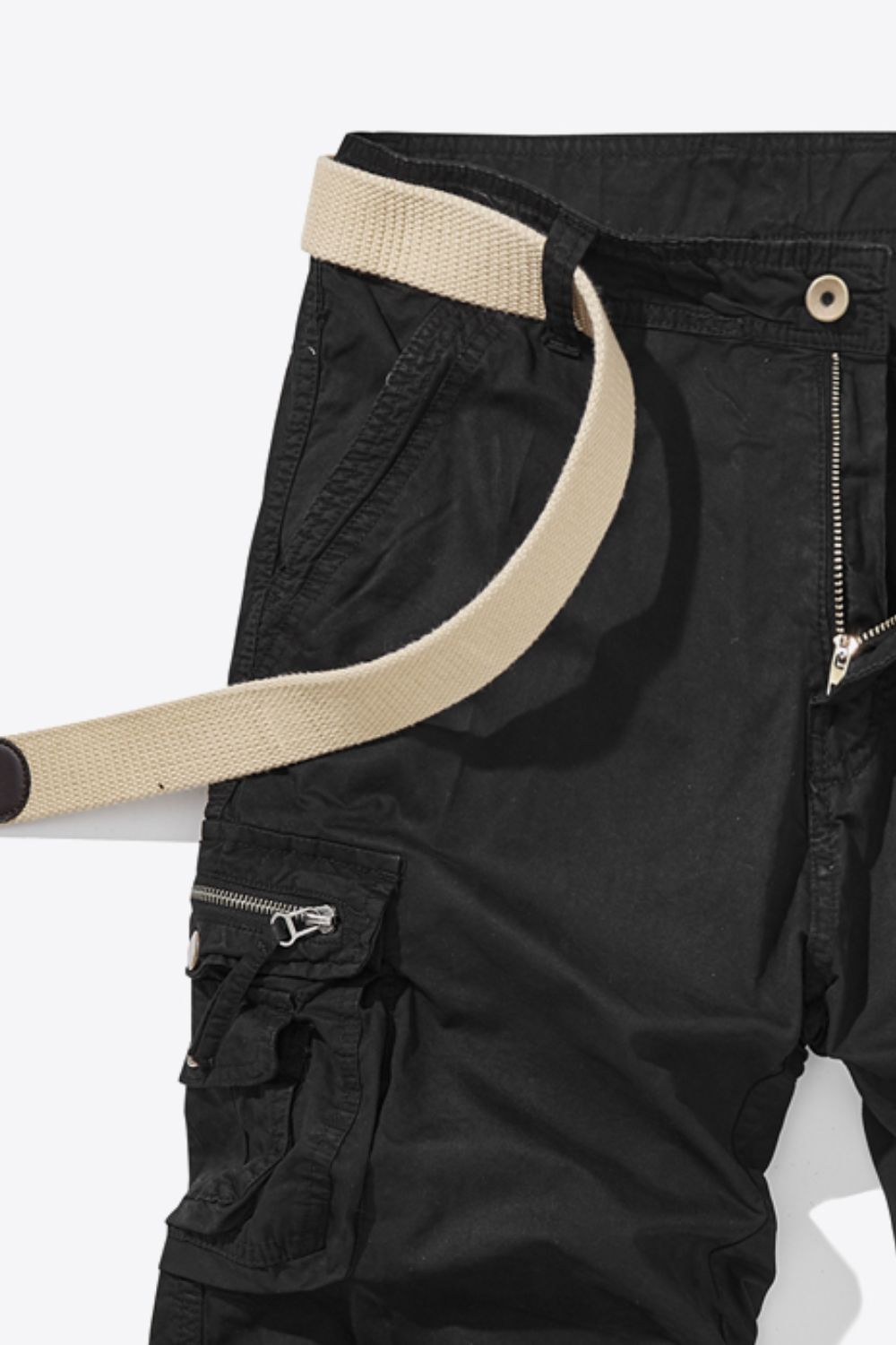 Belted Cargo Shorts