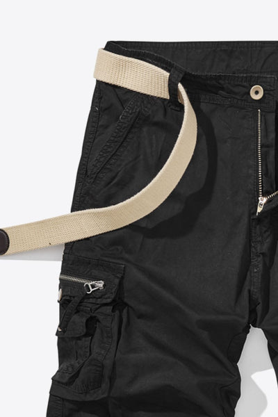 Belted Cargo Shorts