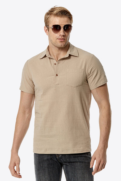 Short Sleeve Polo Shirt with Pocket