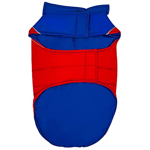 Pet NFL Buffalo Bills Puffer Vest for Dogs & Cats, Size Large. Warm, Cozy, and Waterproof Dog Coat, for Small and Large Dogs/Cats. Best NFL Licensed PET Warming Sports Jacket