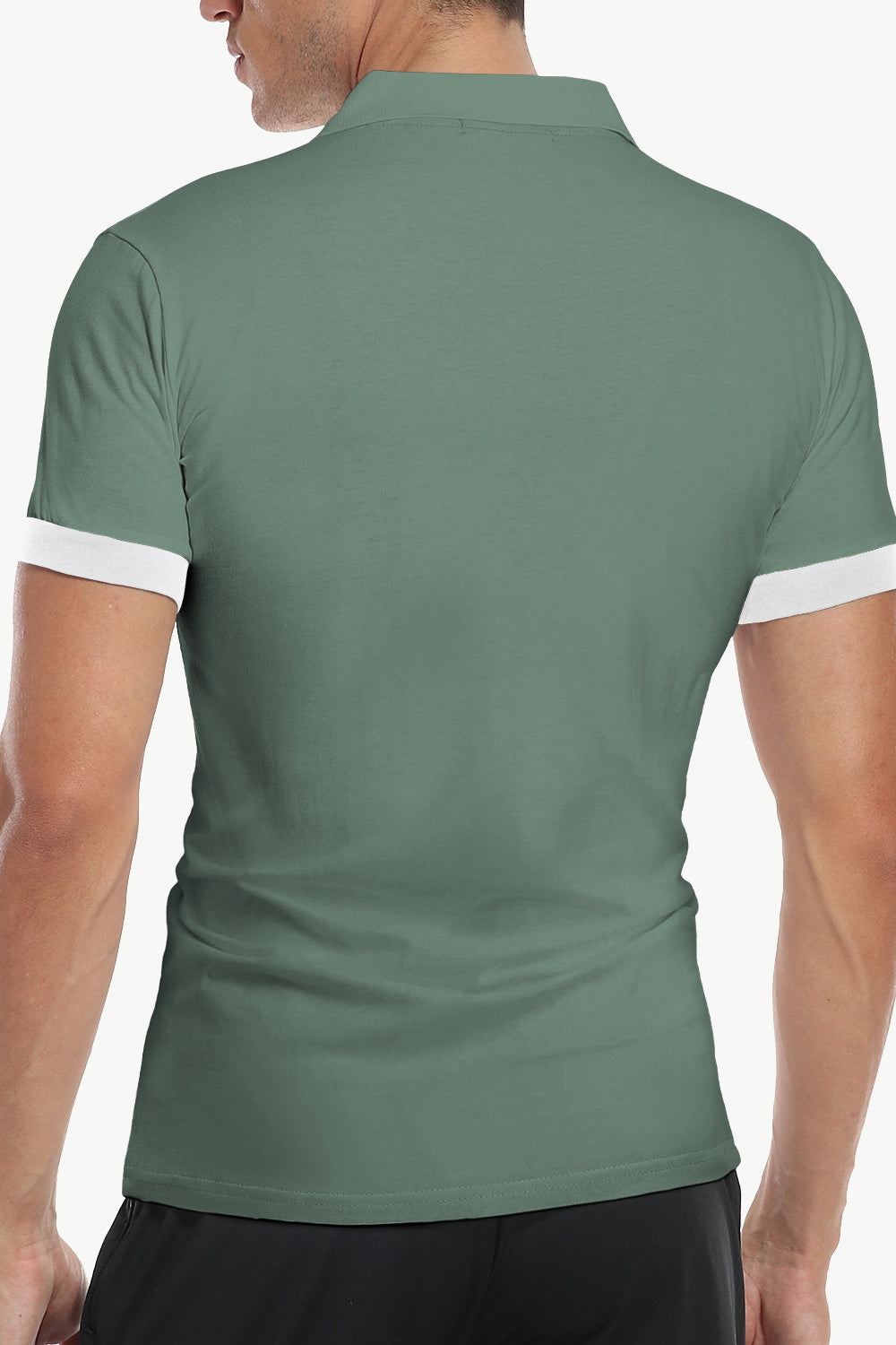 Contrast Short Sleeve Polo Shirt