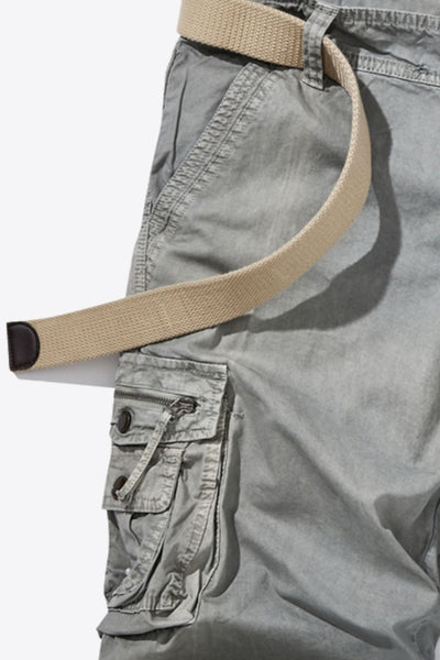 Belted Cargo Shorts