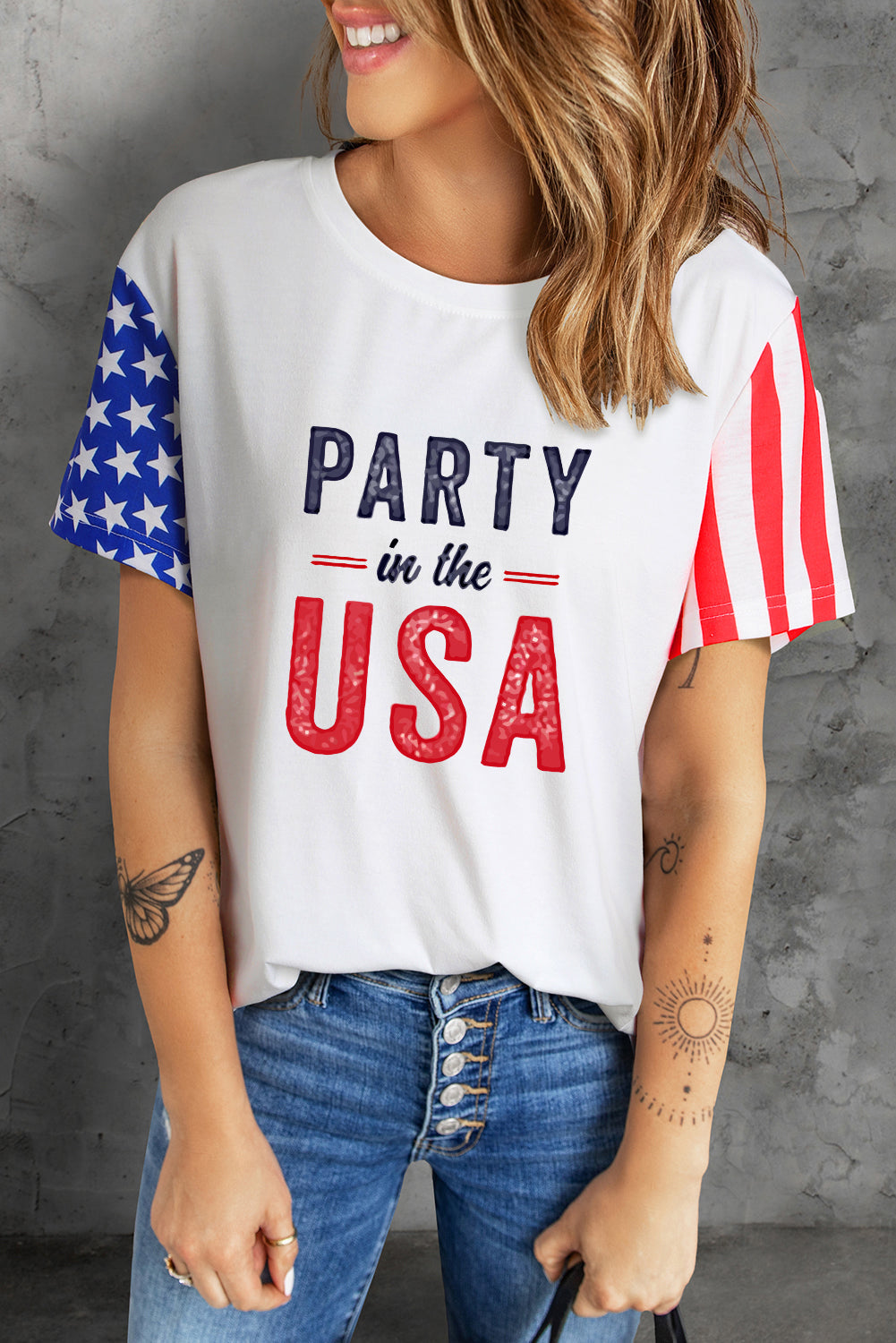 PARTY IN THE USA Stars and Stripes T-Shirt