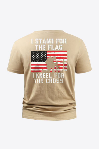 US Flag Graphic Short Sleeve Tee