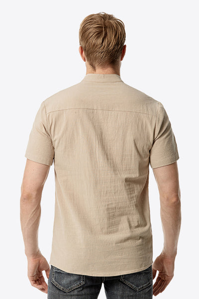 Contrast Short Sleeve Top