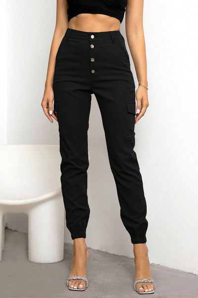 Button Fly Cargo Pants
