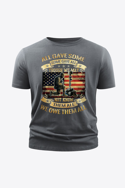 US Flag Graphic Short Sleeve Tee