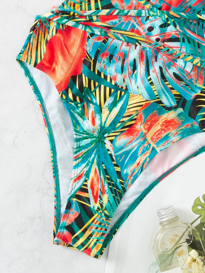 Under The Sun Tropical Print One-Piece Swimsuit