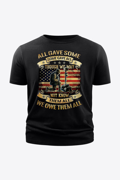 US Flag Graphic Short Sleeve Tee