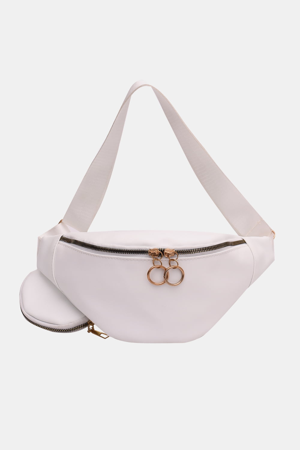 PU Leather Sling Bag with Small Purse