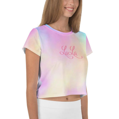 LaLa D&C All-Over Print Crop Tee - LaLa D&C