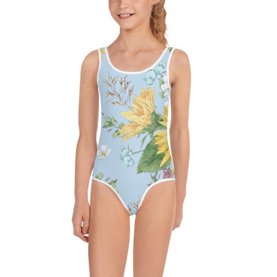 LaLa D&C Girls Sunflower Swimsuit 2T-7 - LaLa D&C