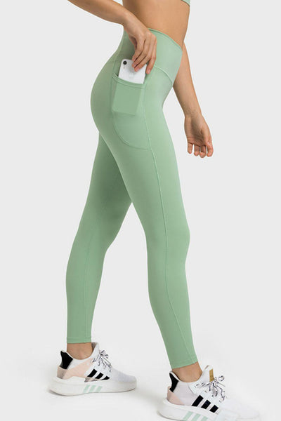 V Waist Yoga Leggings with Pockets - LALA D&C