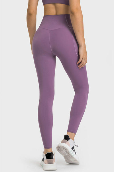 V Waist Yoga Leggings with Pockets - LALA D&C